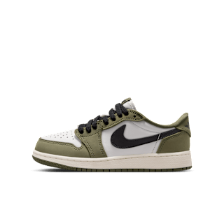 Big Kids' Air Jordan 1 Low 'Medium Olive and Summit White' Release Date