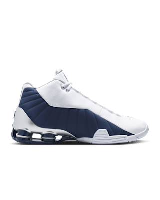 Nike Shox BB4 'White and Midnight Navy (Release Date)