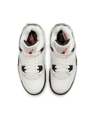 Big Kids' Air Jordan 4 'White Cement' (IB4171-100)