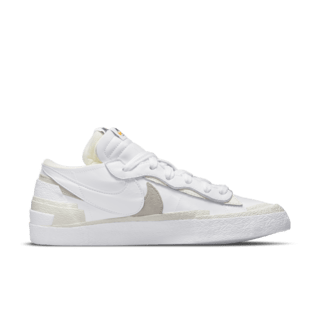 วันเปิดตัว Blazer Low x sacai “White Patent Leather” (DM6443-100)