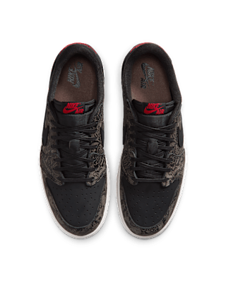 Date de sortie de la Air Jordan 1 Low OG Laser "Black and Varsity Red" (IV6750-001)