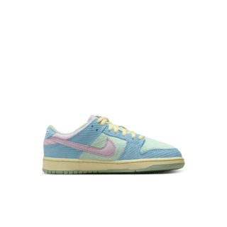 วันเปิดตัว Nike SB Dunk Low Pro x Verdy "Blue Gaze and Enamel Green" เด็กเล็ก (FZ7195-400)