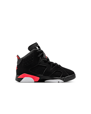 조던 6 레트로 "Infrared Salesman" (Little Kids) 'Black and Light Crimson'(IQ1277-001) 출시일