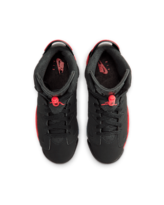 에어 조던 6 레트로 "Infrared Salesman" (Big Kids) 'Black and Light Crimson'(IQ1275-001) 출시일