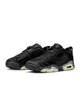 Fecha de lanzamiento de los Air Jordan 6 Retro Low "Black" para mujer (IO9786-001)