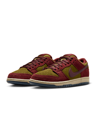 Nike SB Dunk Low Pro 'Dark Team Red and Olive Flak' (HQ1625-600) Release Date 