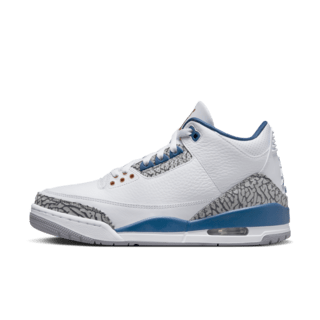 วันเปิดตัว Air Jordan 3 "White and True Blue" (CT8532-148)
