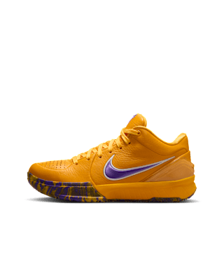 Older Kids' Kobe 4 'Draft Pack' 'University Gold and Fierce Purple' (IQ4109-700) Release Date