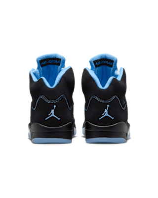 Air Jordan 5 "Black Carolina" 'Black and University Blue' (DD0587-008) 發售日期