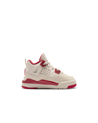 Toddler Jordan 4 'Pale Ivory and Tough Red' (HV4384-108)