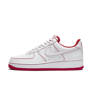 【NIKE公式】エア フォース 1 '07 ステッチ 'Radiant Red' (CV1724-100 / AF 1 '07)