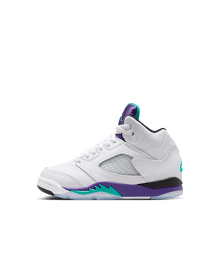 Little Kids' Jordan 5 'Grape' (HQ7979-100)