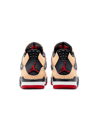 Fecha de lanzamiento del Air Jordan 4 "Sesame and Black" para niños grandes (IH2094-200)