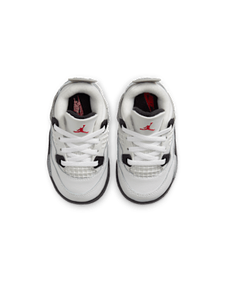 IB4388-100 Toddler Jordan 4 'White Cement'