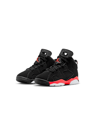 조던 6 레트로 "Infrared Salesman" (Little Kids) 'Black and Light Crimson'(IQ1277-001) 출시일