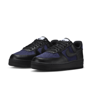 Fecha de lanzamiento del Air Force 1 '07 "Black and Purple Ink" para mujer de Nike (DZ2708-500)
