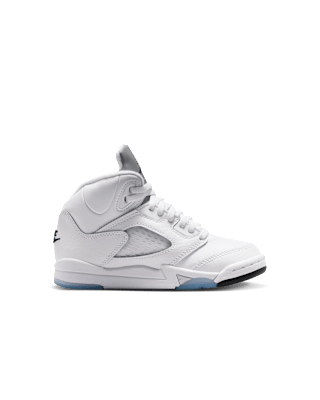 Little Kids' Jordan 5 Retro 'White and Metallic Silver' Release Date