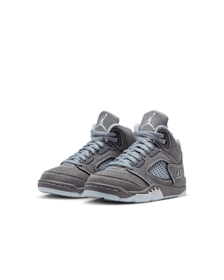 Little Kids' Jordan 5 Retro 'Light Graphite and Wolf Grey' (440889-002)