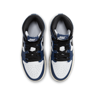 วันเปิดตัว Jordan 1 High OG "Midnight Navy" เด็กเล็ก (FD1412-401)