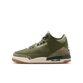 Big Kids' Air Jordan 3 'Medium Olive' (DM0967-202)