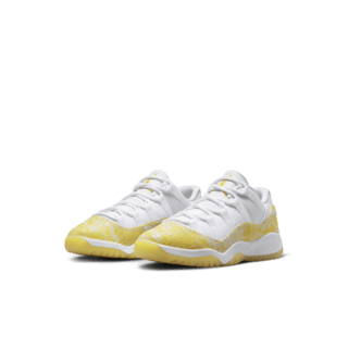Air Jordan 11 «Yellow Snakeskin» til små barn (580522-107)