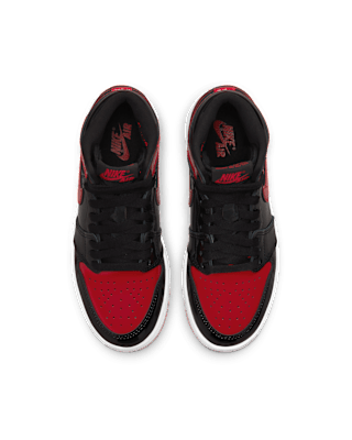 【NIKE公式】ジュニア エア ジョーダン 1 'Patent Bred' (575441-063 / AJ 1 RETRO HIGH OG GS)