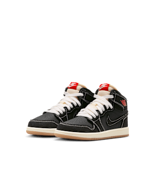 Little Kids' Jordan 1 Retro High OG 'Black and Sail' Release Date