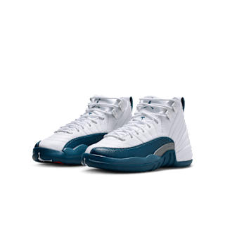 Big Kids' Air Jordan 12 'French Blue and White' (153265-114)