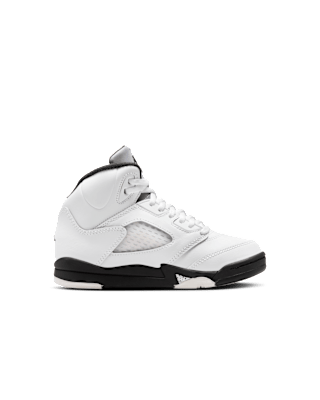 Little Kids' Jordan 5 'Black and White' (440889-110)