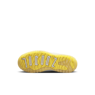 Air Jordan 11 «Yellow Snakeskin» til små barn (580522-107)