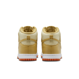 Fecha de lanzamiento del Dunk High "Wheat Gold and Safety Orange" (DV7215-700)