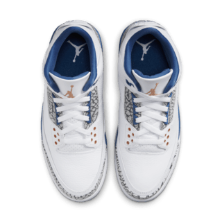 วันเปิดตัว Air Jordan 3 "White and True Blue" (CT8532-148)