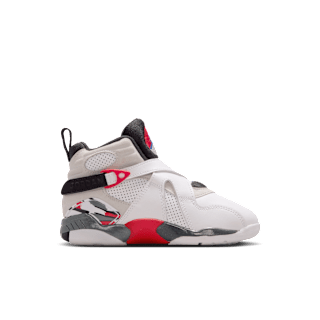 Little Kids' Jordan 8 'White and True Red' (305369-100)