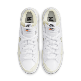 วันเปิดตัว Blazer Low x sacai “White Patent Leather” (DM6443-100)