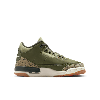 Big Kids' Air Jordan 3 'Medium Olive' (DM0967-202)