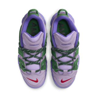 วันเปิดตัว Air More Uptempo Low x AMBUSH "Lilac and Apple Green" (FB1299-500)