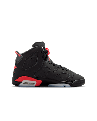 에어 조던 6 레트로 "Infrared Salesman" (Big Kids) 'Black and Light Crimson'(IQ1275-001) 출시일