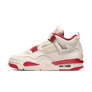 Women's Air Jordan 4 'Pale Ivory and Tough Red' (HV0823-108)