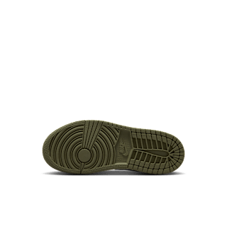 Little Kids' Jordan 1 Low 'Medium Olive and Summit White' (HQ6996-200)