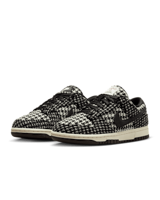Women's Dunk Low x Harris Tweed® 'Black and Phantom' (HM4743-100) release date