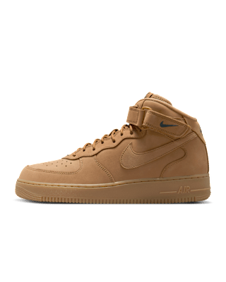 【NIKE公式】エア フォース 1 '07 Mid 'Flax and Outdoor Green' (715889-200 / AIR FORCE 1 MID '07 PRM QS)