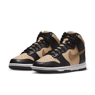 Fecha de lanzamiento del Dunk High "Black Flax" para mujer (DX0346-001)