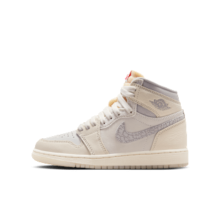 Big Kids' Air Jordan 1 Retro High OG 'Sail and Pale Ivory' (IH4281-100)