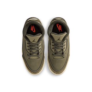 Little Kids' Jordan 3 'Medium Olive' (DM0966-202)