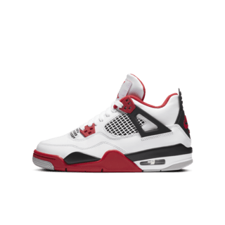【NIKE公式】ジュニア エア ジョーダン 4 JP 'Fire Red' (408452-160 / JUNIOR AJ 4)