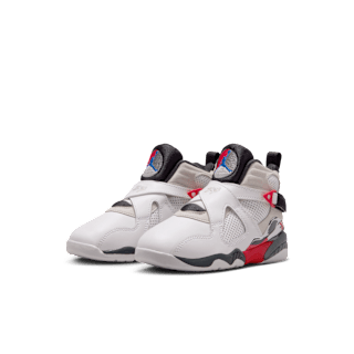 Little Kids' Jordan 8 'White and True Red' (305369-100)