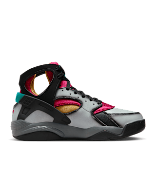 Fecha de lanzamiento del Air Flight Huarache "Light Smoke Grey and Noble Red" (FD0189-001)