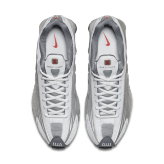 Nike Shox R4 'White & Comet Red & Metallic Silver' Release Date