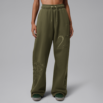 Nike Jordan x Teyana Taylor Women's Fleece Pants Rough Green