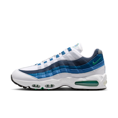 Nike Air Max 95 OG White/Lake Blue/French Blue/Emerald Green
